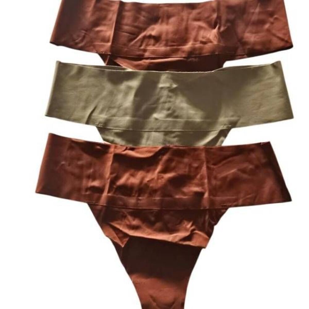 3 PAIR SKIMS HI CUT SLUB PANTY NWT